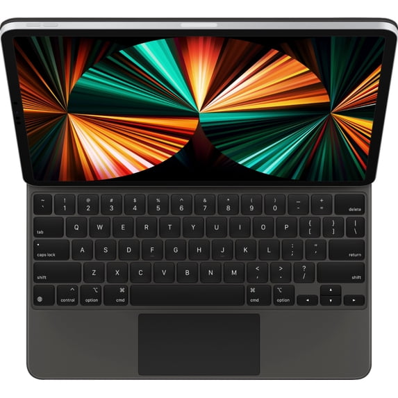 Restored Apple, Magic Keyboard for 12.9-inch iPad Pro 5th Generation US English, Backlit Keys, Touchpad, Illuminated, Black, 1, 1
