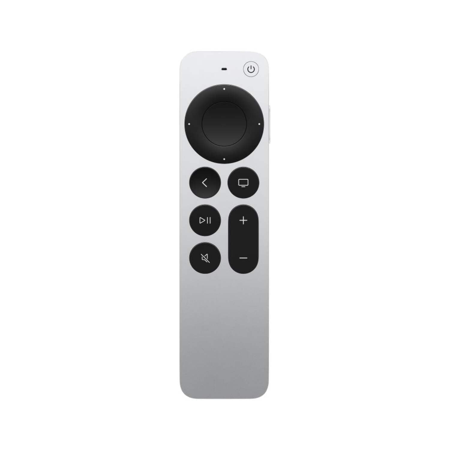 Silver Bluetooth Siri Remote with Touchpad and Voice Control