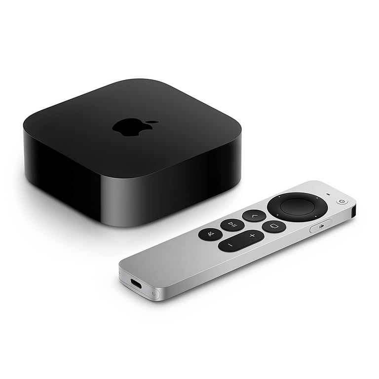 Apple TV 4K, 3rd Generation, 64GB, Black, Dolby Vision and HDR10+