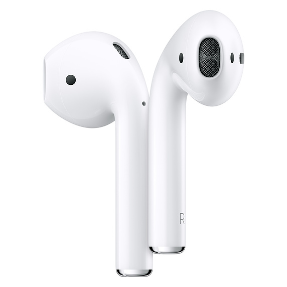Restored Apple True Wireless Headphones with Charging Case, White, VIPRB-MV7N2AM/A (Refurbished) - image 1 of 5