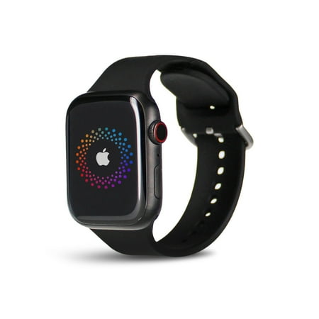 Restored Apple Watch Series 7 (GPS+Cellular, 41mm) - Titanium Case - Space Black Sport Band (Refurbished)