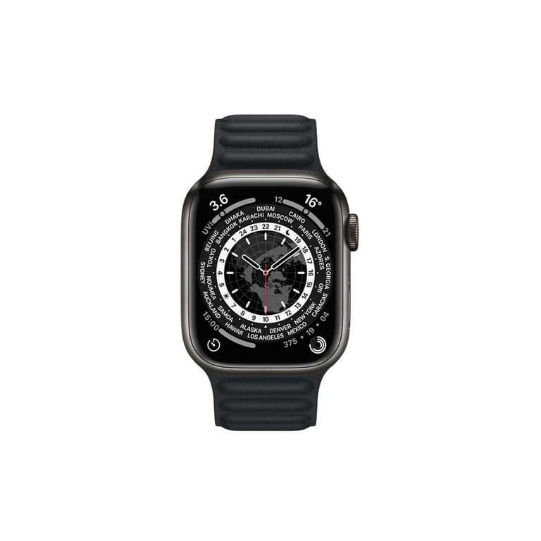 Restored Apple Watch Edition Series 7 (GPS + Cellular) 45MM Titanium Space  Black (Refurbished)