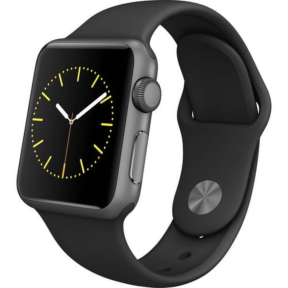 Restored Apple Watch Gen 1 Sport 38mm Space Gray Aluminum - Black Sport  Band MJ2X2LL/A (Refurbished)