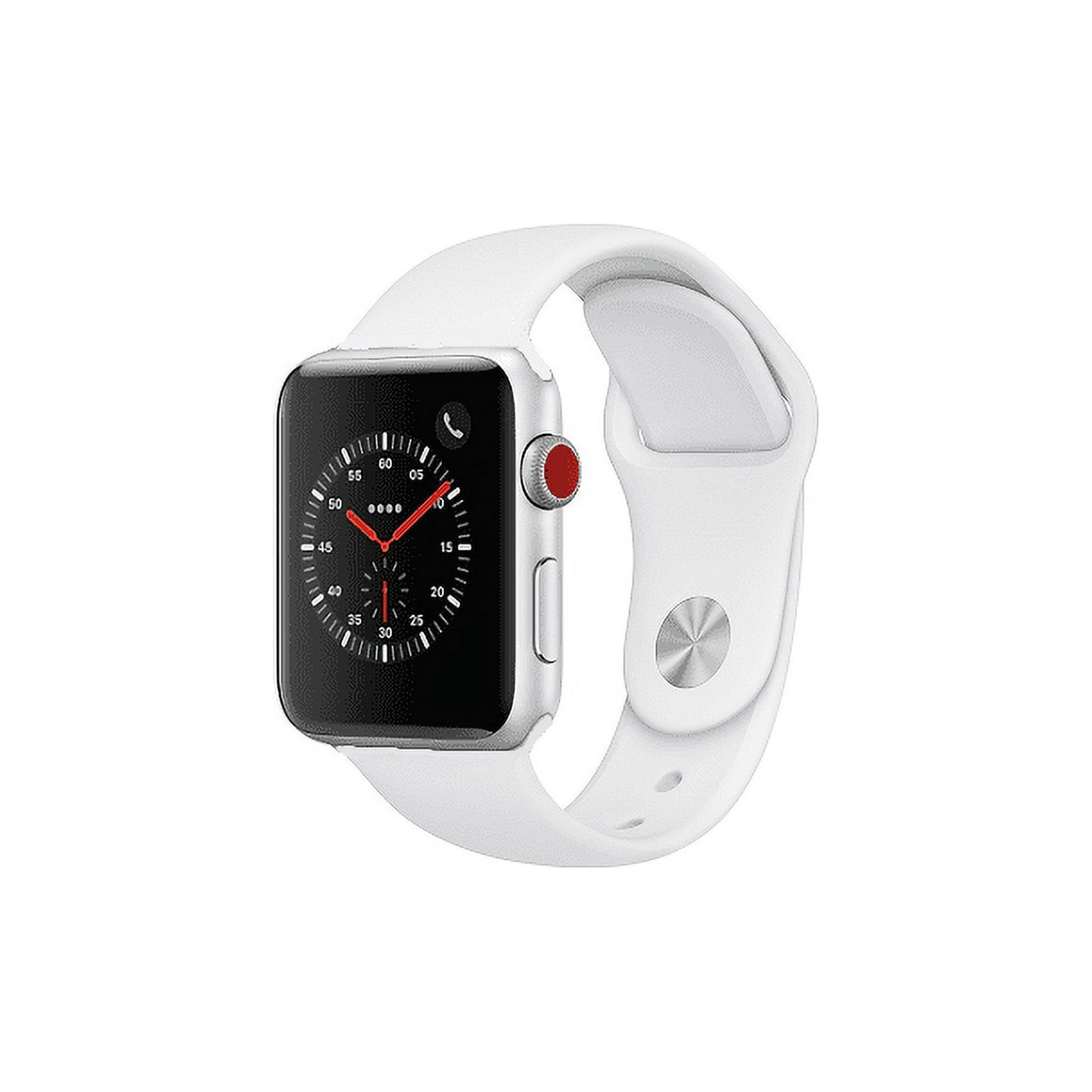 Apple Watch Series 3 38mm Smartwatch (GPS Only, Silver Aluminum Case, White...