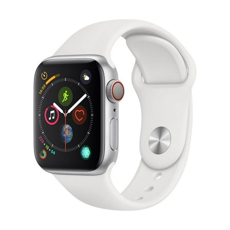 Restored Apple Watch Series 4 GPS + LTE - 44mm - Sport Band - Aluminum Case (Refurbished)