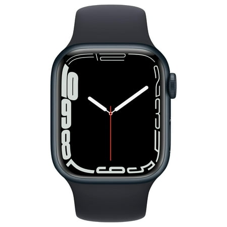 Restored Apple Watch Gen 7 Series 7 Cell 41mm Midnight Aluminum - Midnight Sport Band MKH73LL/A (Refurbished)