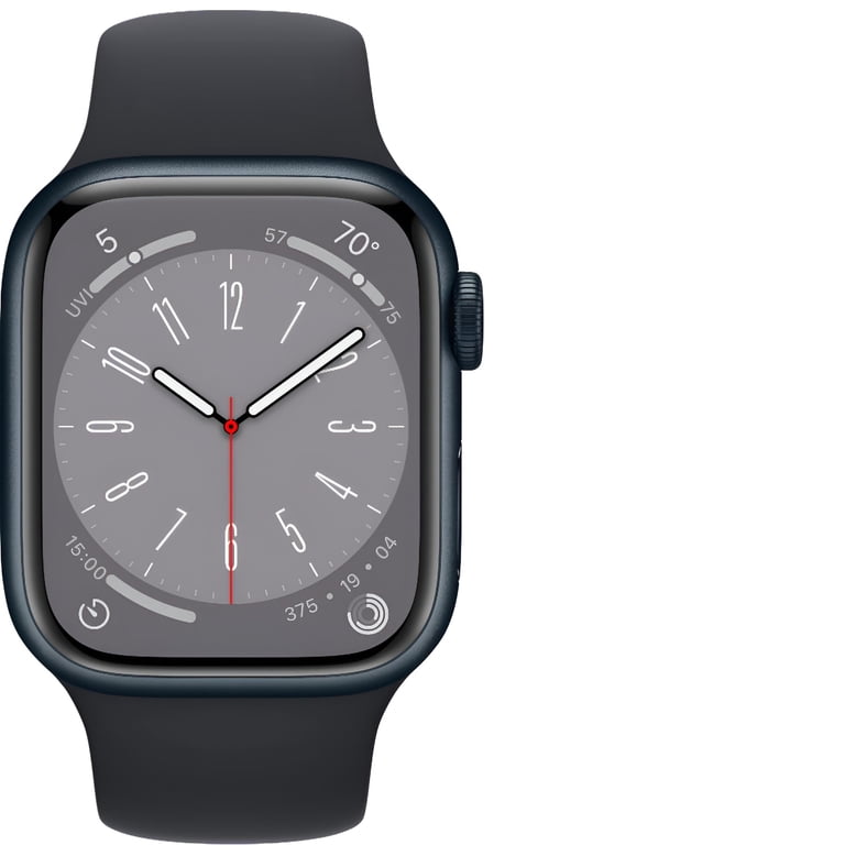 Apple Watch Series 8 GPS, 41mm, Midnight Aluminum Case, Fitness