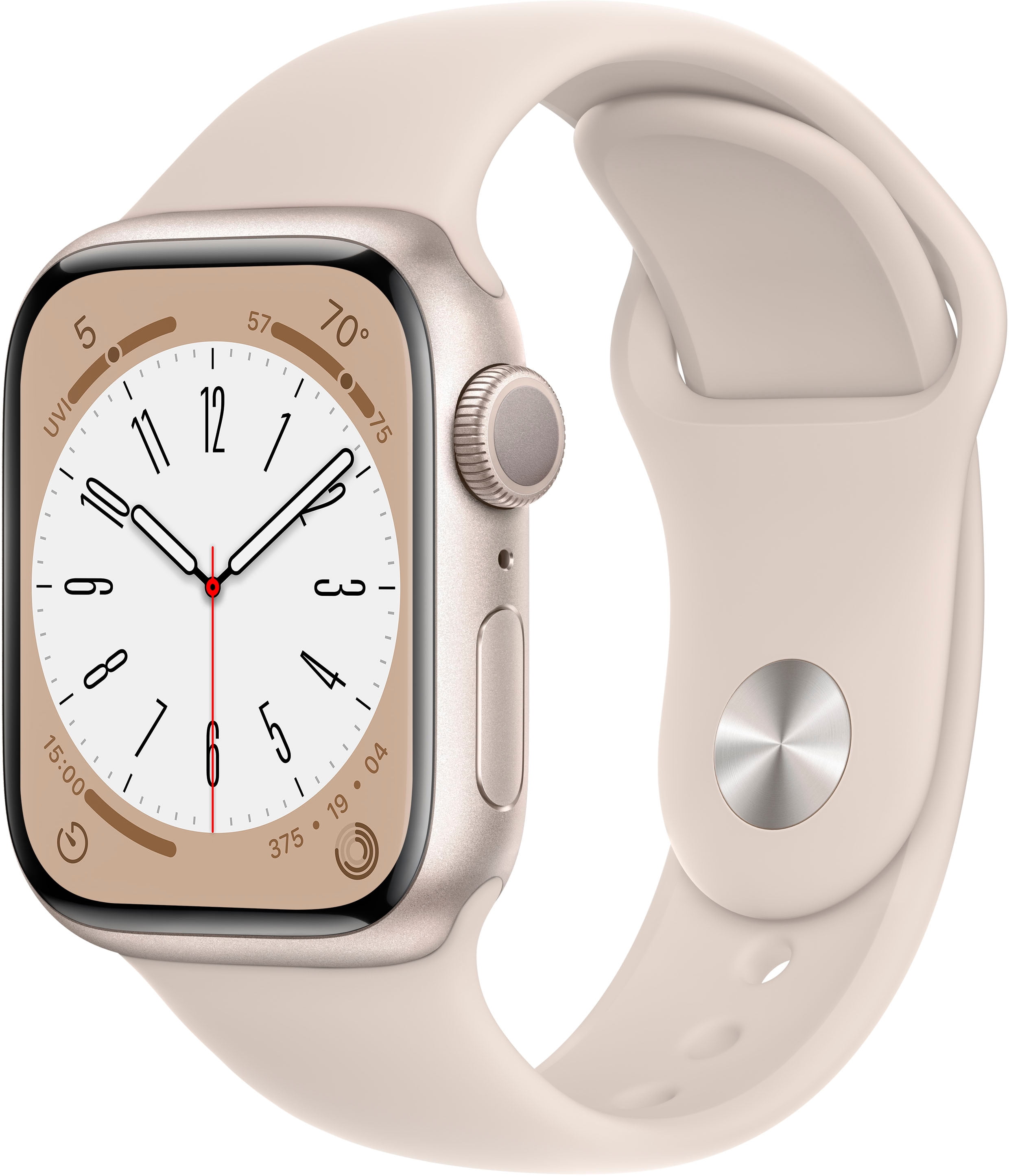 Restored Apple Watch Gen 8 Series 8 41mm Starlight Aluminum 