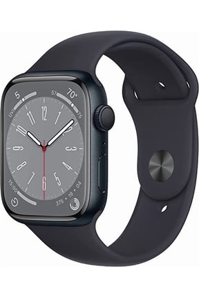 Restored Apple Watch Series 8 (GPS, 45mm) - Midnight Aluminum Case - Midnight Sport Band (Refurbished)