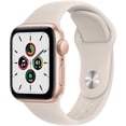 thumbnail image 1 of Restored Apple Watch SE (1st Gen) GPS, 44mm Gold Aluminum Case with Starlight Sport Band - Regular, 1 of 1
