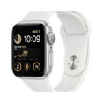 thumbnail image 1 of Restored Apple Watch SE (2nd Gen) GPS 40mm Silver Aluminum Case with White Sport Band - S/M (Refurbished), 1 of 10