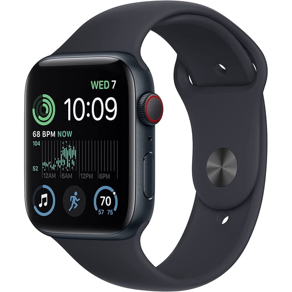 Restored Apple Watch Series SE 2nd Generation 44mm (GPS + Cellular) Aluminum Case (Refurbished)