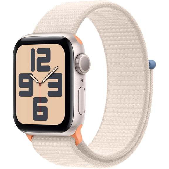 Pre-Owned Apple Watch SE (2nd generation) 40mm Starlight Aluminum Starlight Sport Loop GPS + Cellular