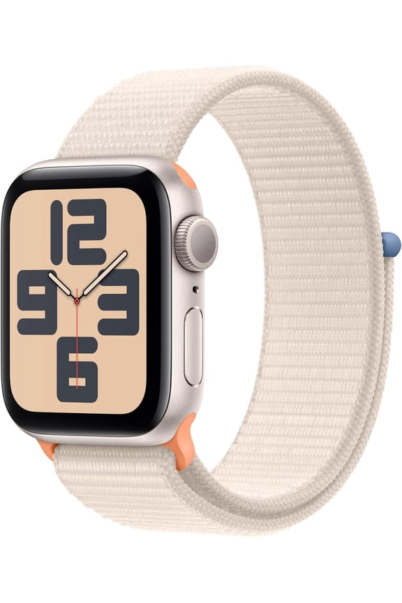 Pre-Owned Apple Watch SE (2nd generation) 40mm Starlight Aluminum Starlight Sport Loop GPS + Cellular
