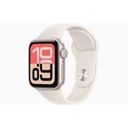 Restored Premium Apple Watch SE 3 - GPS + Cellular - 40MM Starlight Aluminum Case with Starlight Sport Band - M/L