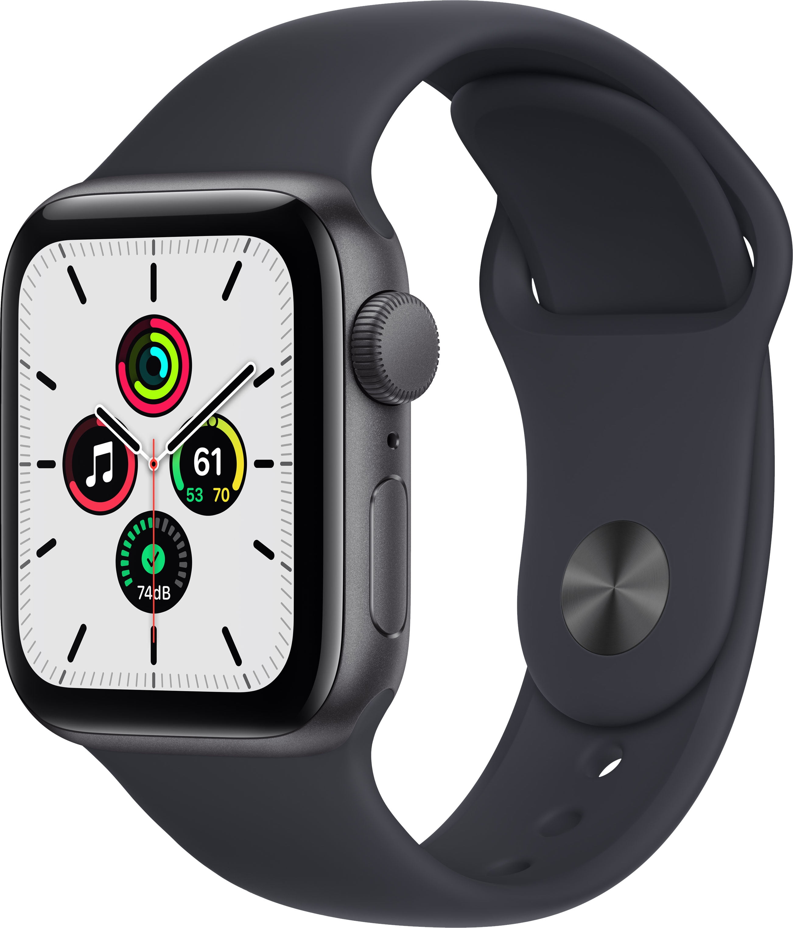 Pre-Owned Apple Watch SE 40mm Space Gray Aluminum - Black Sport