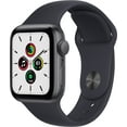thumbnail image 1 of Pre-Owned Apple Watch SE 40mm Space Gray Aluminum - Black Sport Band MYDP2LL/A, 1 of 3