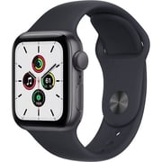 Restored Apple Watch SE 1st Gen GPS, 40mm Space Gray Aluminum Case with Midnight Sport Band - Regular