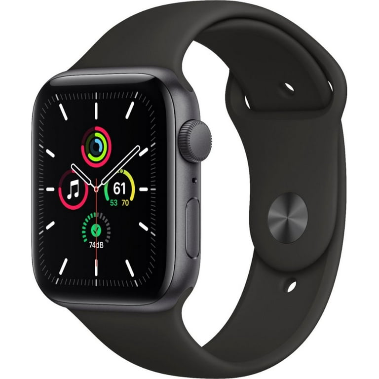 Apple watch series 6 44mm space gray aluminum case with black sport band new arrivals