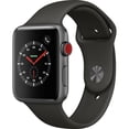 thumbnail image 1 of Restored Apple Watch Series 1, 38mm Space Gray Aluminum Case with Black Sport Band (Refurbished), 1 of 2
