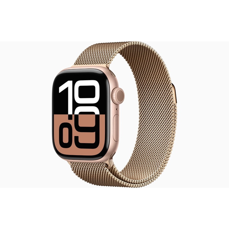 Restored Apple Watch Series 10 GPS 46MM Rose Gold Aluminum Case