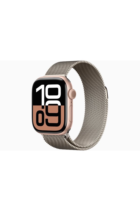 Restored Apple Watch Series 10, Smart Watch, Aluminum (GPS Only) Rose Gold/46mm, 1, 1, 1