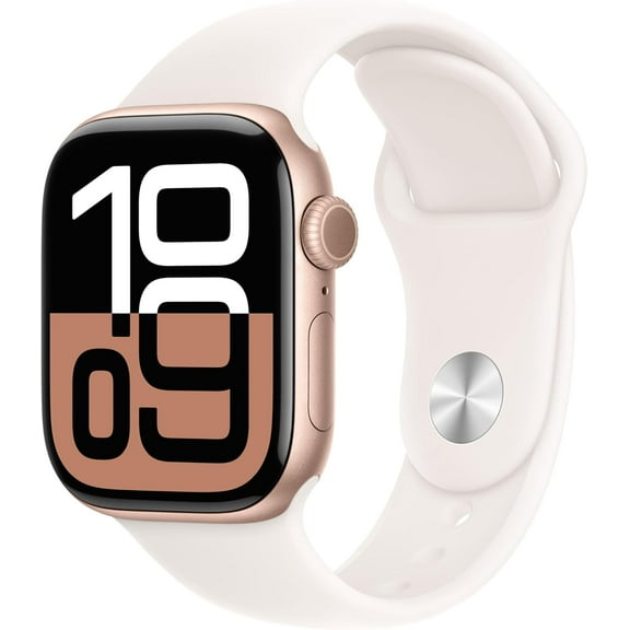 Restored Apple Watch Series 10 Aluminum 42mm A3001 (GPS   Cellular) Rose Gold (Refurbished)