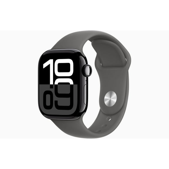 Restored Apple Watch Series 10 Aluminum 42mm A3001 (GPS + Cellular) Jet Black (Refurbished)