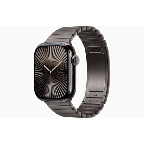Restored Apple Watch Series 10 GPS + Cellular 46MM Slate Titanium Case with Stainless Steel Slate Link Bracelet (Refurbished)