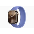 thumbnail image 1 of Restored Apple Watch Series 10 GPS + Cellular 46mm Gold Titanium Case with Periwinkle Solo Loop - Small Band (Refurbished), 1 of 1