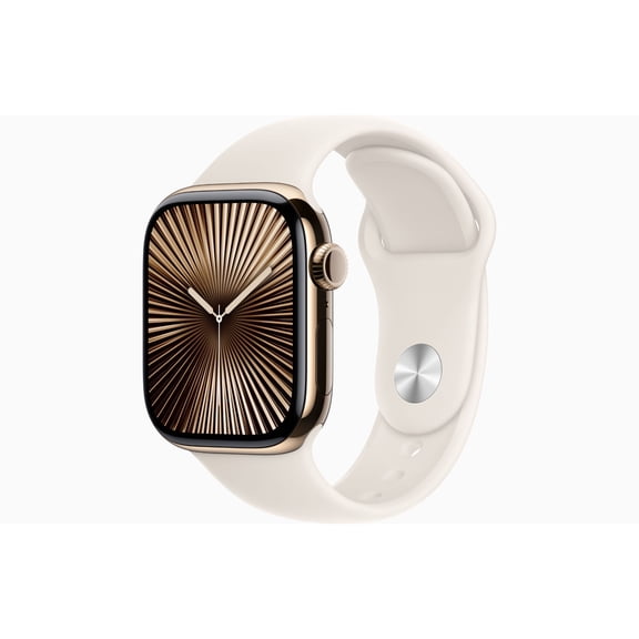 Restored Apple Watch Series 10 Titanium 46mm A3003 (GPS + Cellular) Gold (Refurbished)