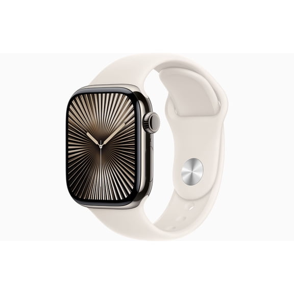 Restored Apple Watch Series 10 Titanium 46mm A3003 (GPS + Cellular) Natural (Refurbished)