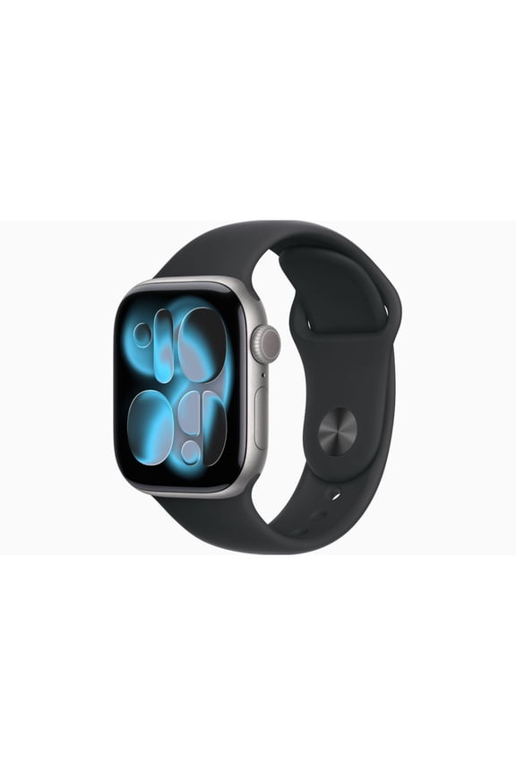 Restored Apple Watch Series 11 - GPS - 42mm Space Gray Aluminum Case with Black Sport Band - S/M