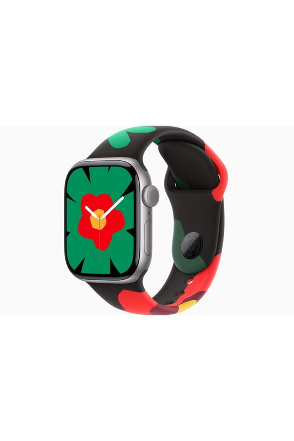 Restored Apple Watch Series 11 - GPS - 42mm Space Gray Aluminum Case with Unity Bloom Sport Band - M/L
