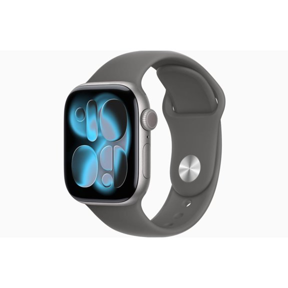 Restored Apple Watch Series 11 - GPS - 46mm Space Gray Aluminum Case with Stone Gray Sport Band - S/M