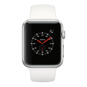 Restored Apple Watch Series 2 42mm Silver Case - White Sport Band (Refurbished)