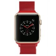 Restored Apple Watch Series 2 - 42mm, WiFi - Gold with Red Milanese Loop - (Refurbished)