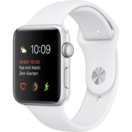 Restored Apple Watch Series 2 Smart Watch with White Sport Band (Refurbished)