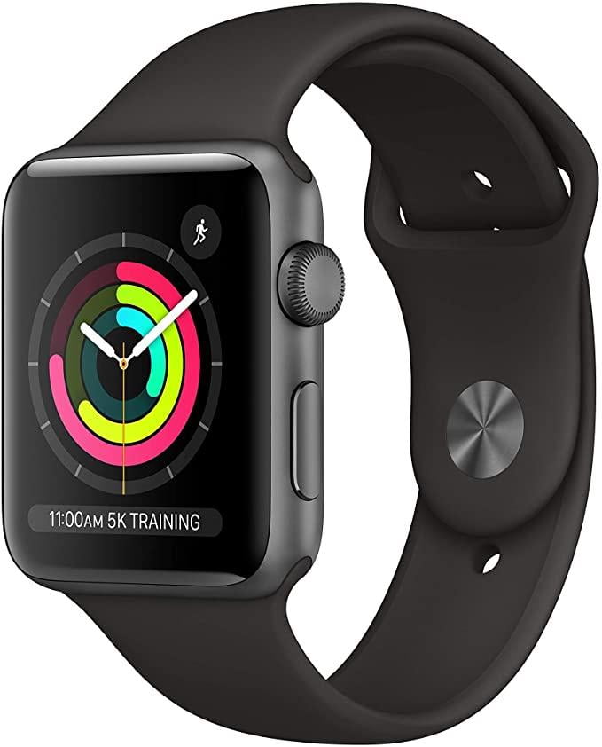 Restored Apple Watch Series 3 GPS Cellular 42mm Space Gray Aluminum Case Black Sport Band Refurbished Walmart