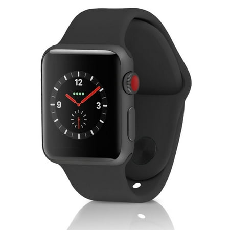 Restored Apple Watch Series 3 (GPS+Cellular) 42MM Aluminum Case & Sport Band Space Gray (Refurbished)