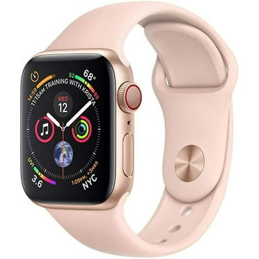 Restored Apple Watch Series 4 40MM Rose Gold Aluminum Case GPS   Cellular Pink Sand Sport Band (Refurbished)