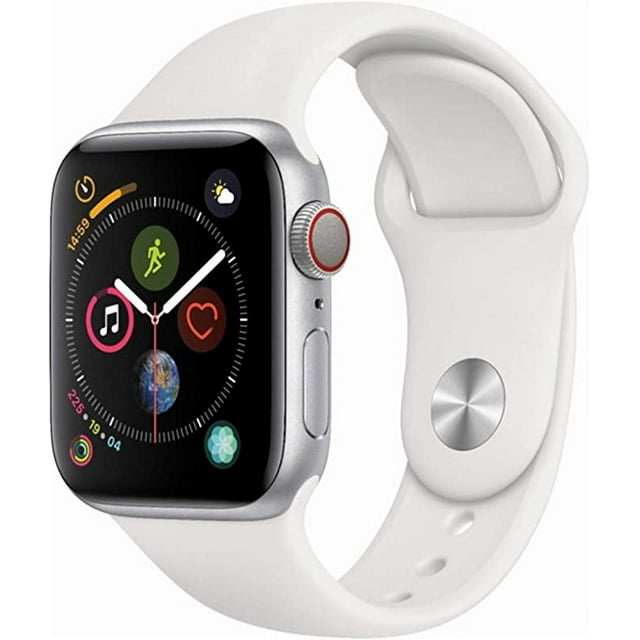 Restored Apple Watch Series 4 40MM Silver GPS + Cellular (Refurbished)