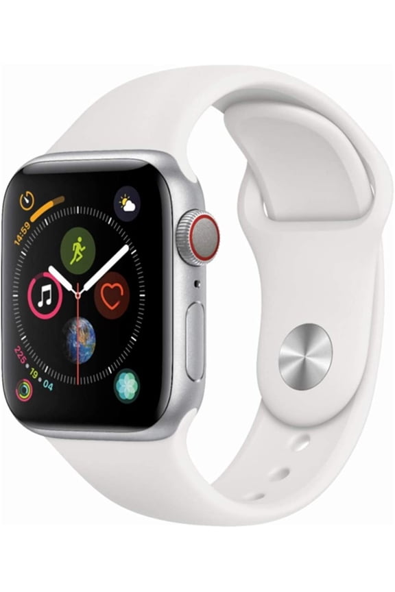 Restored Apple Watch Series 4 (GPS+Cellular, 40mm) - Stainless Steel Case - Silver (Refurbished)