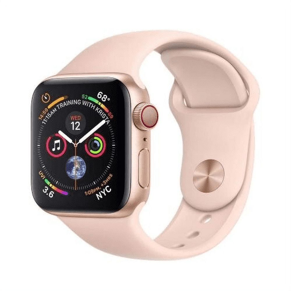 Restored Apple Watch Series 4 (GPS+Cellular, 44mm) - Silver - Aluminum Case - White Sport Band (Refurbished) Restored Apple Watch Series 4 (GPS+Cellular, 44mm) - Silver - Aluminum Case - White Sport Band (Refurbished)