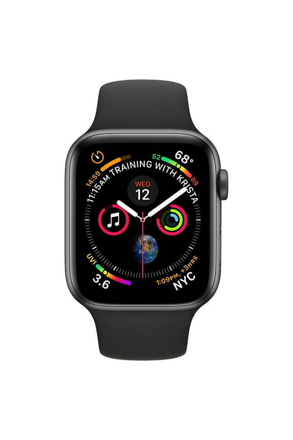 Restored Apple Watch Series 4 GPS + LTE - 44mm - Sport Band - Aluminum Case (Refurbished)