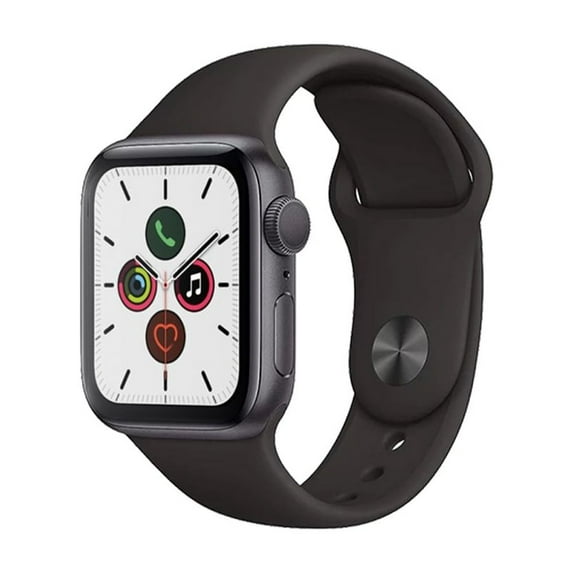 Restored Apple Watch Series 5 40MM Space Gray Aluminum Case Black Sport Band (Refurbished)
