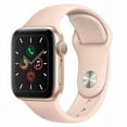thumbnail image 1 of Restored Apple Watch Series 5 40mm GPS Aluminum Gold Case Pink Sport Band Smartwatch (Refurbished), 1 of 4