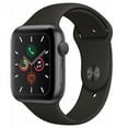 thumbnail image 1 of Restored Apple Watch Series 5 40mm GPS Aluminum Space Gray Black Sport Band Smartwatch (Refurbished), 1 of 5