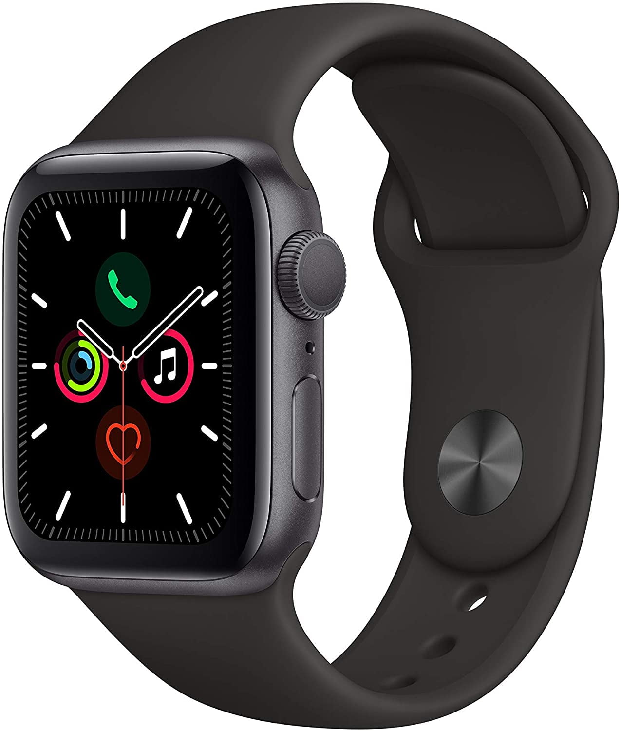 Restored Apple Watch Series 5 (GPS, 44mm) - Aluminum Case - Space Gray  Sport Band (Refurbished) - Walmart.com