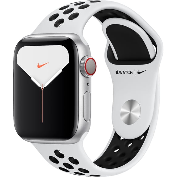 Restored Apple Watch Series 5 44mm (GPS + Cellular) Nike Edition Aluminum Case (Refurbished)